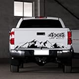 LANZMYAN Truck Tailgate Decal Sticker 4X4 Mountains Graphic Vinyl Body Sticker for Pickup Off-Road Exterior Decoration Accessories 59