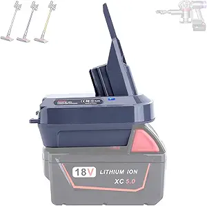 for Dyson V8 Battery Adapter for Milwaukee M18 18V Battery Convert to for Dyson V8 SV10 Animal Motorhead Handheld Vacuum Cleaner Converter (only Adapter)