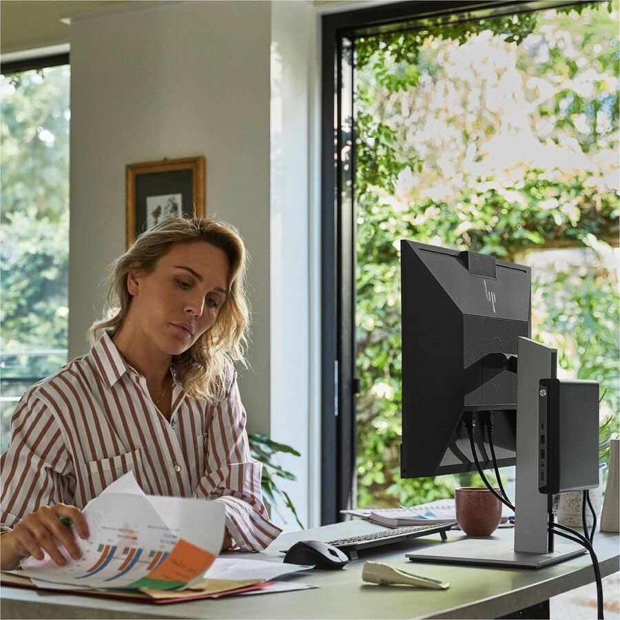 HP Elite Mini 800 G9 Desktop Computer - Intel Core i7 12th Gen i7-13700T Hexadeca-core (16 Core) - 16 GB RAM DDR5 SDRAM - 512 GB M.2 PCI Express NVMe SSD - Mini PC (Renewed)