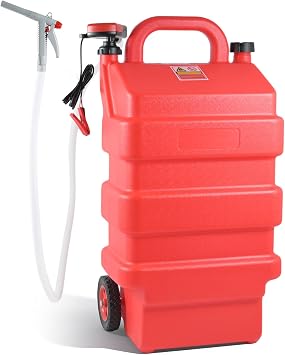 16 Gallon Fuel Caddy with 3.8 GPM Battery Powered Transfer Pump for Diesel