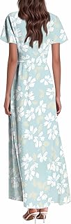 Elegante vestido de mujer con cuello en V vestido casual con detalles de encaje ideal para el día a día, vacaciones,