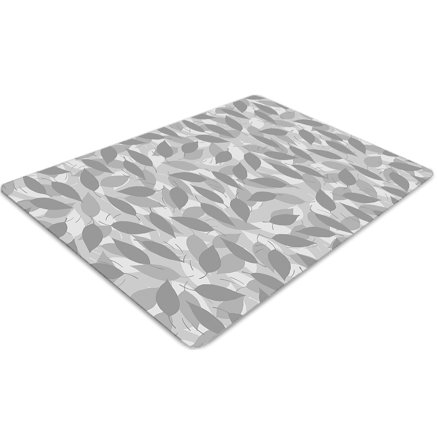 Tapis de protection sol PVC contre les rayures de chaise 100x70 cm imperméable gris