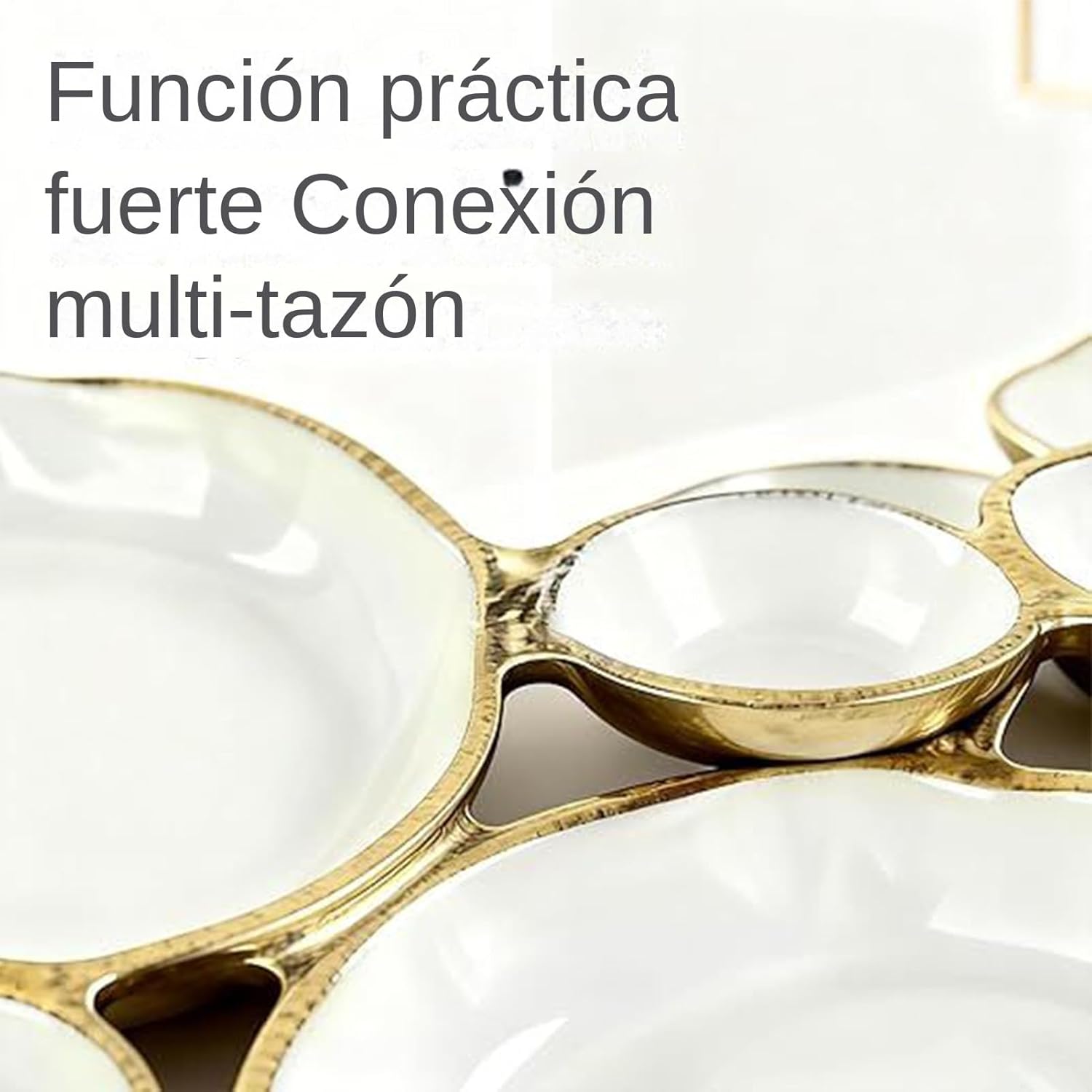 Cluster Serving Bowls - Vintage Layered Metal Table Decoration – Decorative Serving Bowls for Meetings, for Fruits Vegetables Salads Pasta Charcuterie Desserts Meals Parties Weddings B