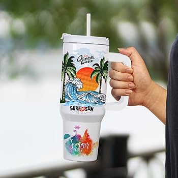 Amazon.com: PYD Life 2 Pack 40 OZ Sublimation Tumblers with