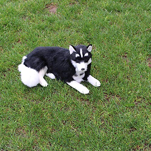Cadeau d'anniversaire famille statue de chien KELIEQA figurines ornements de simulation D