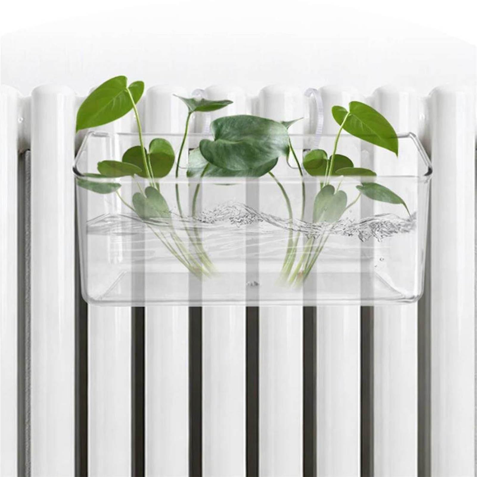 Umidificatore da Termosifone Senza Alimentazione Elettrica Indicatore Livello Dell'acqua Trasparente Serbatoio Universale per Termosifoni per Uffici WXQTM