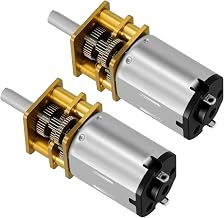 2pcs DC 6V 15RPM DC Reduction Motor 3V6V12V Gear Motor Mini Micro Delay Gear Motor for DIY RC Toys