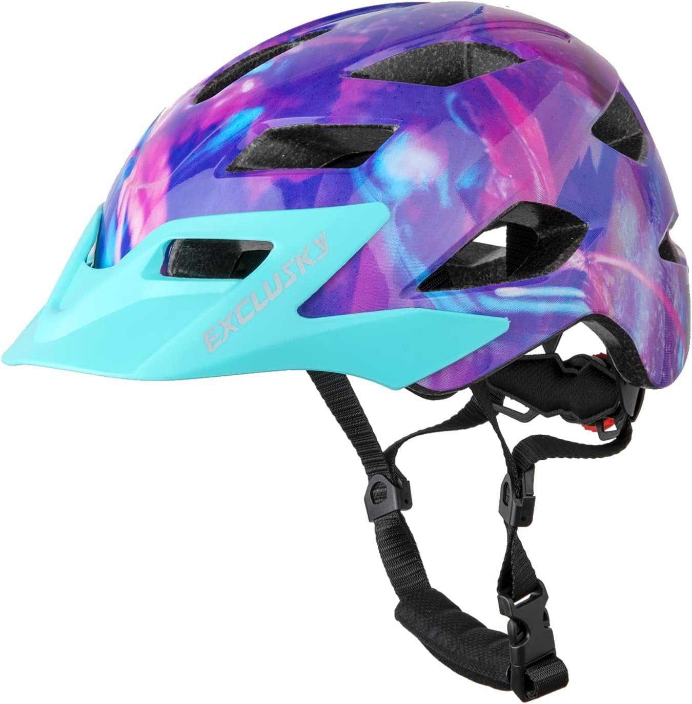 Kids Helmet Exclusky Bike Helmet Kids Adjustable Boys Bike Helmet Age 5