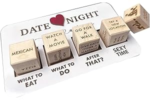 Wooden Date Night Dice: The Ultimate Intimacy Game