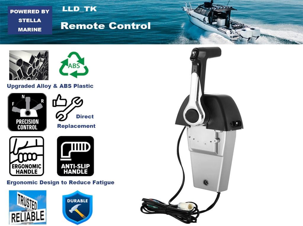 704-48205 704-48205-P1-00 Binnacle Single Engine Outboard Throttle Remote Control Box for Yamaha Outboard Engine 2 4 Stroke