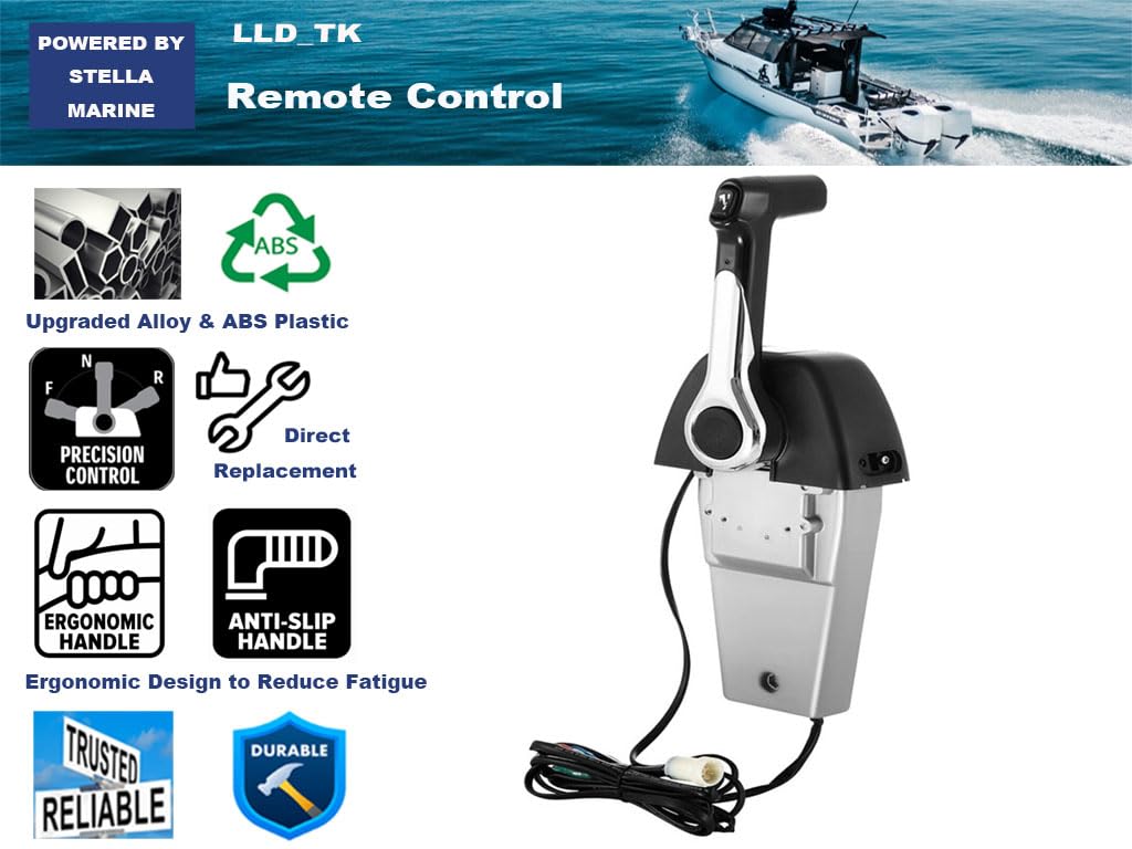 Remote Control Top Mounted Binnacle Console Replace for Yamaha Outboard 704-48205-P1-00 2 4 Stroke Single Engine