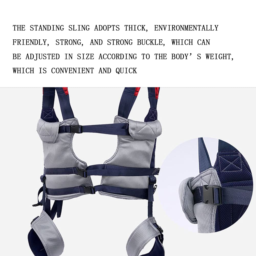 ERoomQ Patient Lift Hoist Toileting Sling Stair Transfer Full Body Commode Patient Lifter Slings,Transfer Board Gait Belt, Thigh Hip Waist Lumbar Back Supports Leg Trainers Exercise