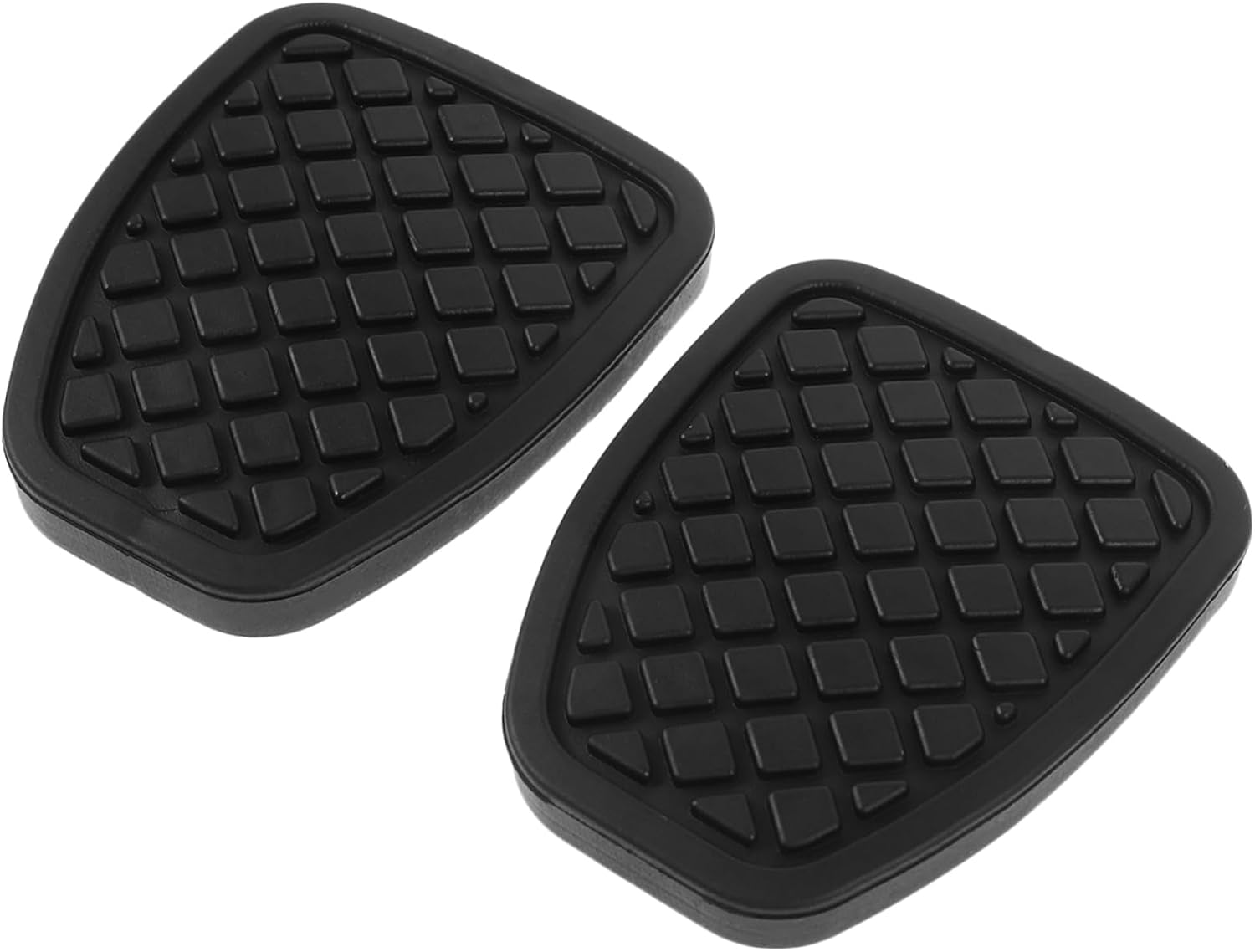 GLEAVI 2pcs Clutch Pedal Covers Durable Rubber Pads for Improved Grip Comfort Brake Pedal Pads for Cars Suvs and Easy to Clean Auto Interior Accessories
