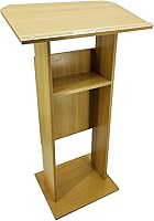 Vista 6 de FixtureDisplays® Madera (MDF) Podio Atril Púlpito Recepción 14302