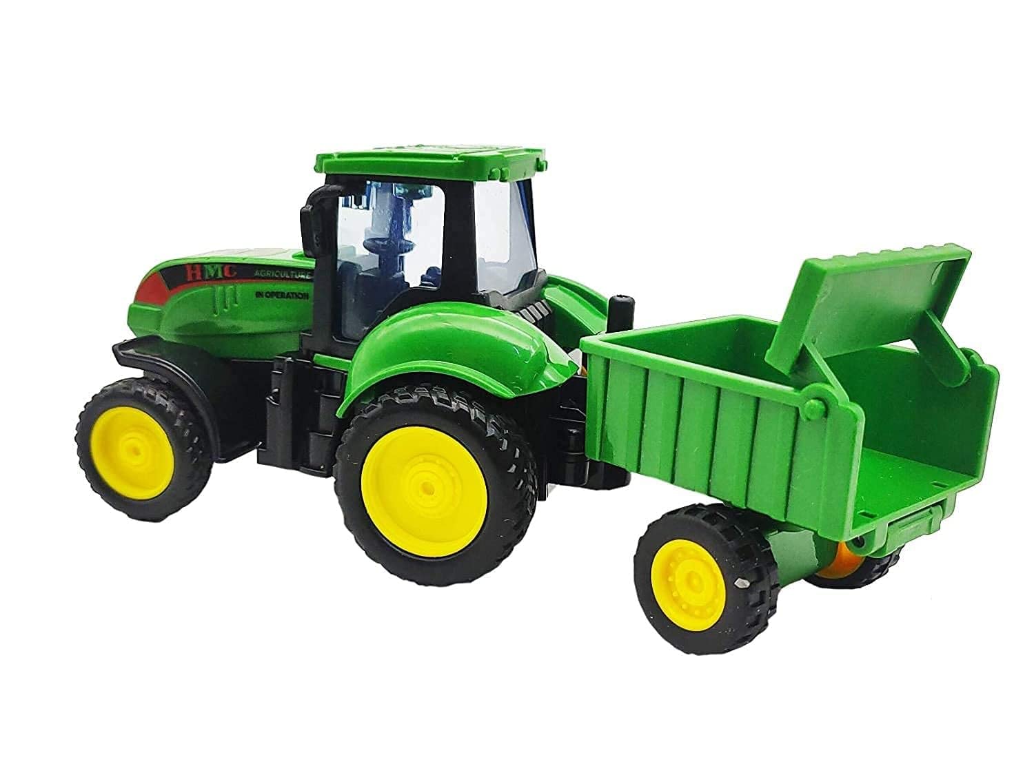 VIPODHA STORES Farm Tractor Kids Toys Heavy Power Farm Tractor with Tractor  Trolley As A Attachment Farm Agriculture Farm Truck Kids Toy, Green