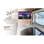 Supersonic SC-2426SDVD 24-inch LED Smart HDTV w/DVD Player, ATSC & NTSC System, 3X HDMI, 1080p, WiFi, USB, Multi Language OSD, AC/DC Compatible for Home, Kitchen, or RV Camper, DC Car Cord Included - Image 2