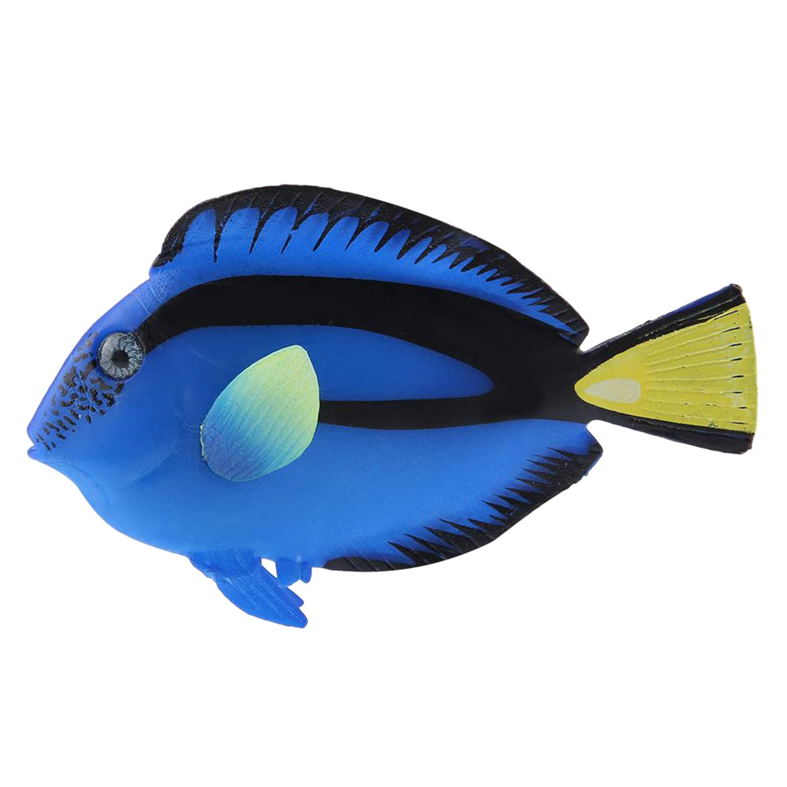 XuQiZZpp Artificial Aquarium Fish Decorations Silicone Fake Fake Moving Floating Realistic Fish for Ornaments
