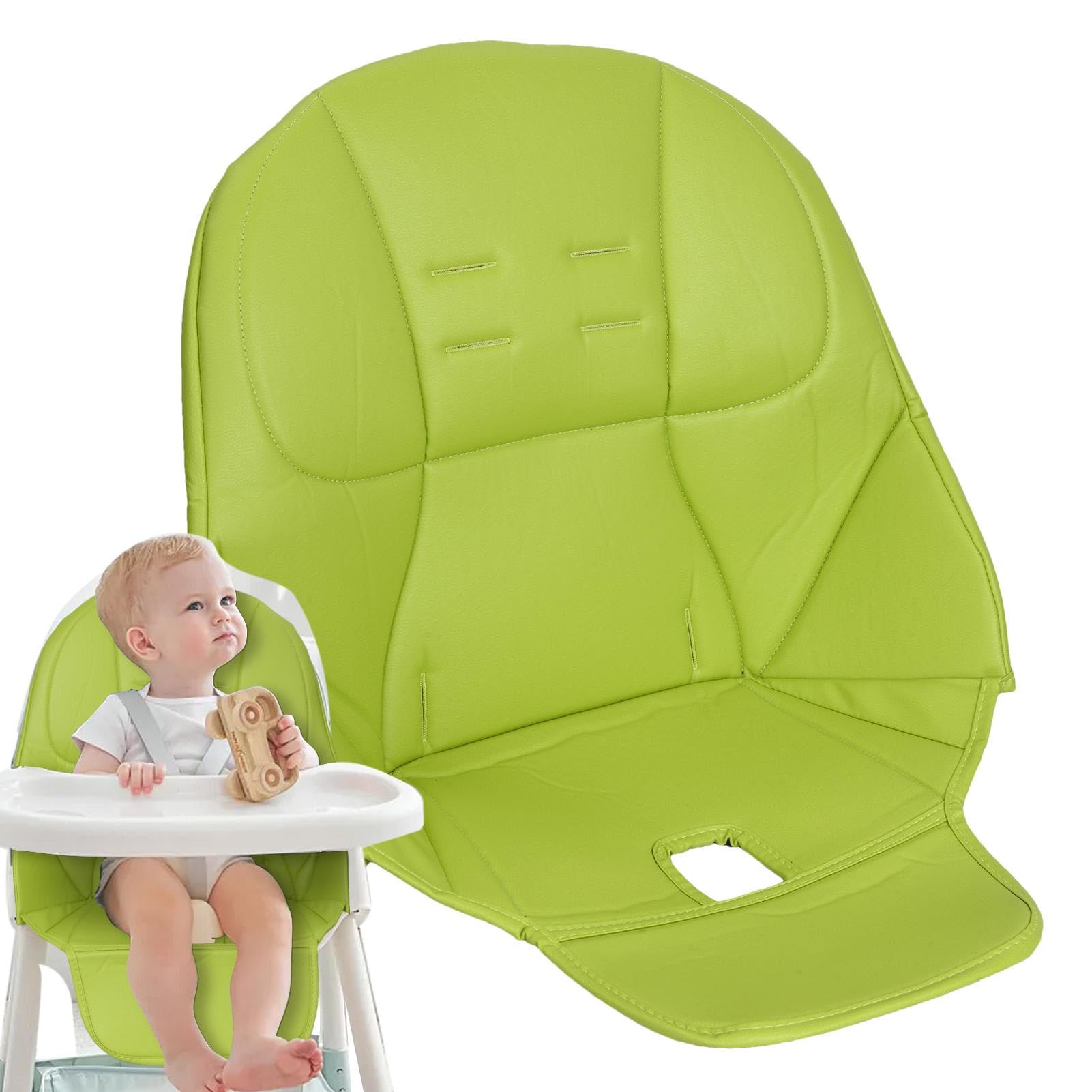 Peg Perego Tatamia - Coprisedia per seggiolone, cuscino di ricambio per sedia da pranzo, facile da installare, traspirante, in pelle PU con seduta imbottita