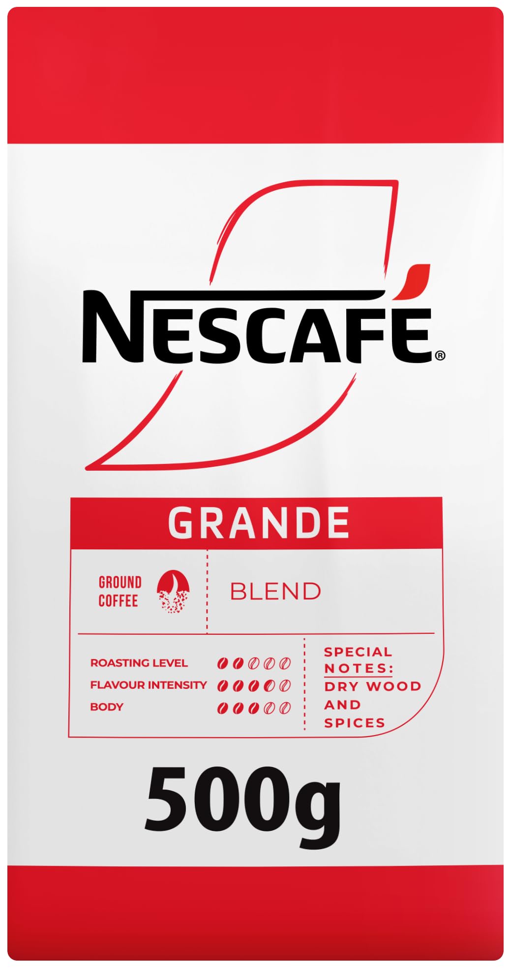 Grande Roast and Ground Filter Coffee 500g | Round-Bodied Arabica and Robusta blend