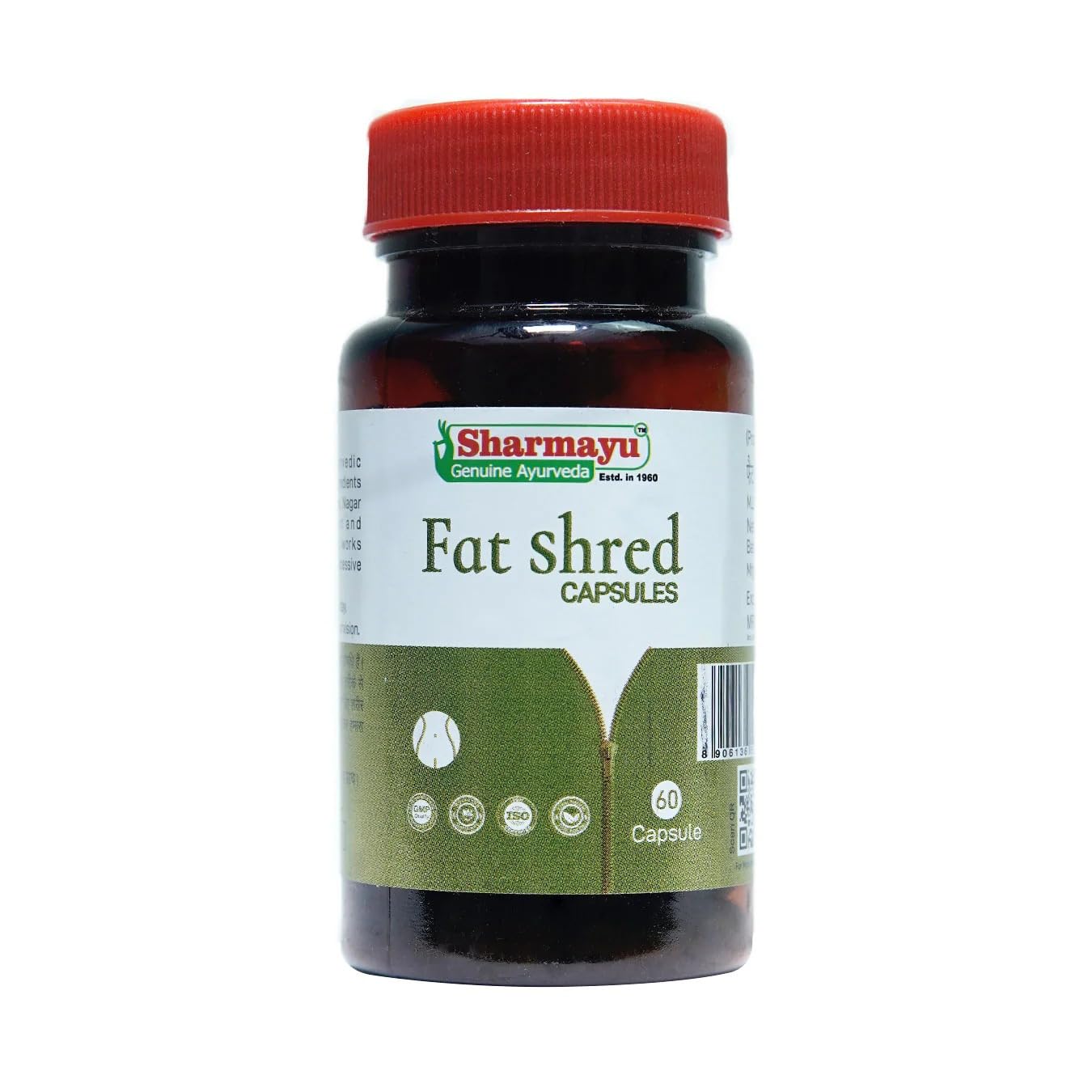 Sharmayu Fat Shred Capsules – Ayurvedic Herbal Weight Management 60 Capsule-image-9