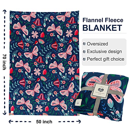 Hallmark Soft Blanket Throw For Women, Microfiber Throw Butterfly Blanket For Couch, 50''X70'' #TOP5