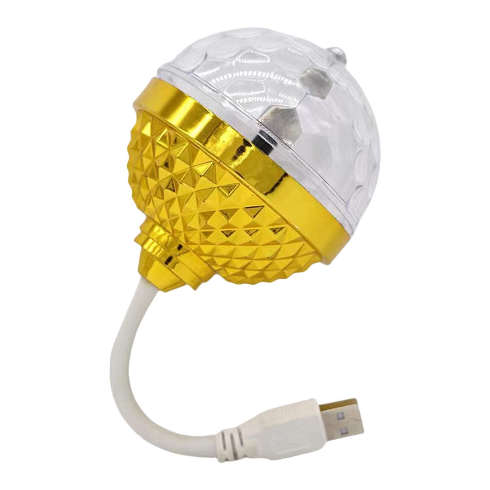Bottone Portable Rotating Ball LED Light Bulb Various Mode Disco Effect Party Lighting Equipment for Home Stage and Celebration USB Powered Disco Party Lighting