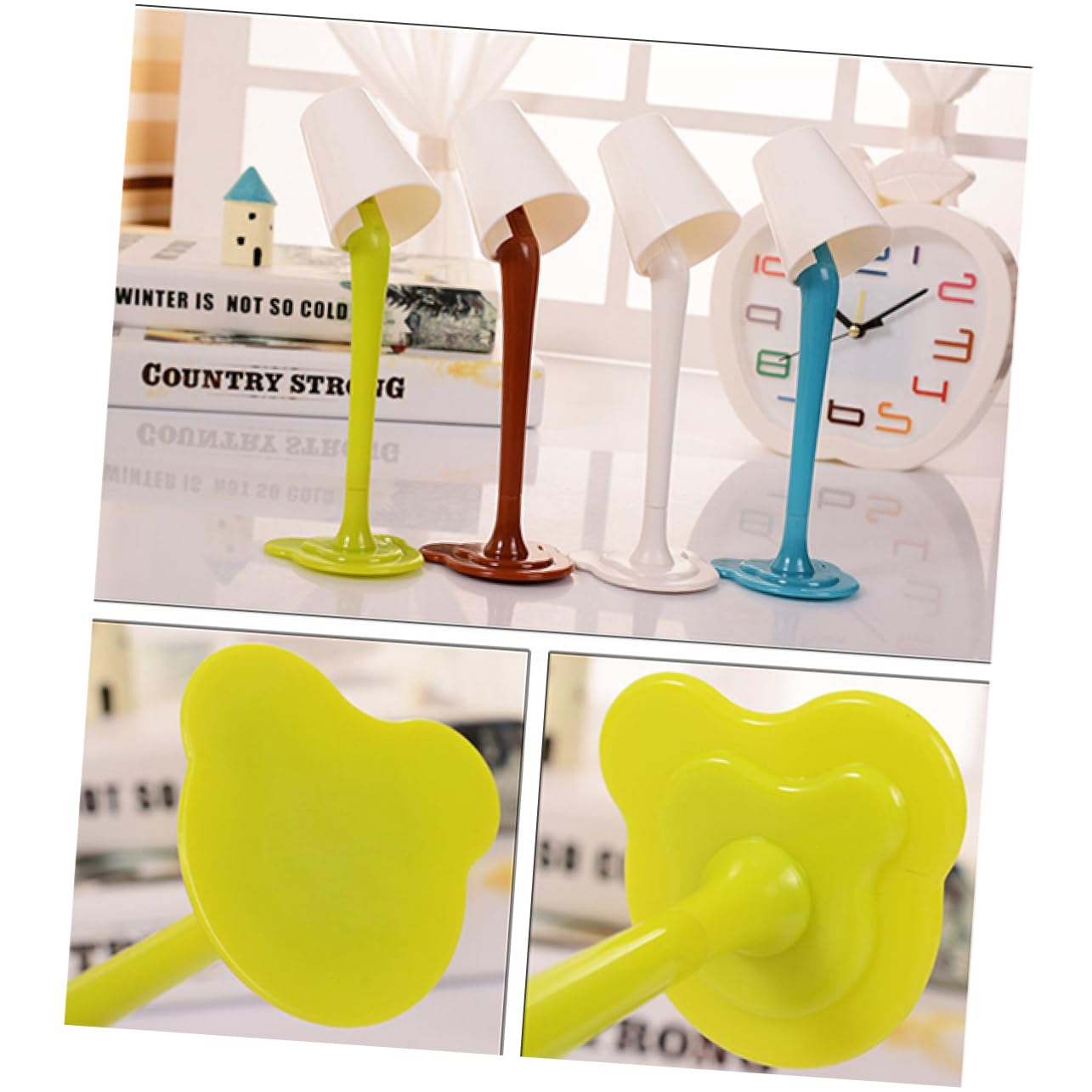 NUOBESTY 3 Set Elegante Penna A Sfera A Forma Di Cartone Animato Da 0 5 Mm Cancelleria Per Ragazzi E Ragazze Strumento Per Insegnanti 4 Pezzi*3