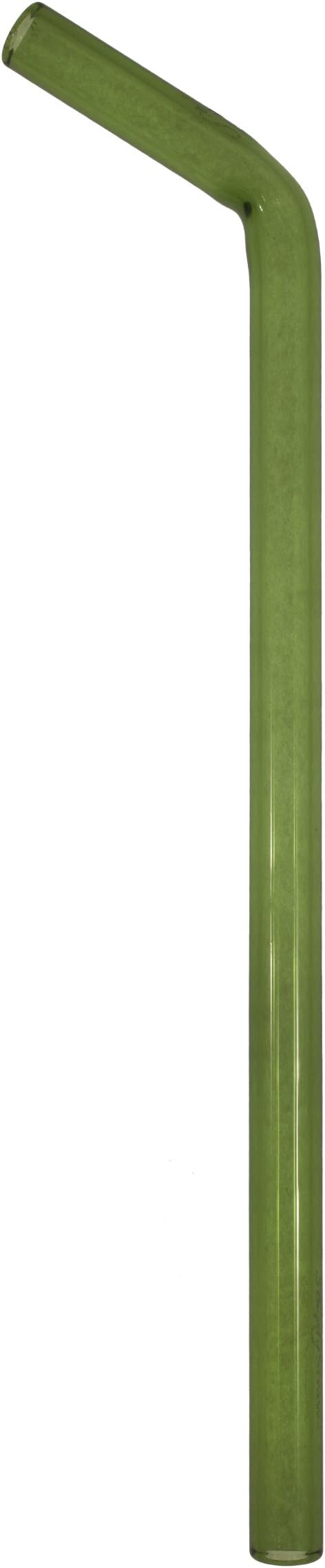 Simply Straws Bent Wide 12mm by 10-Inch Straw, Green