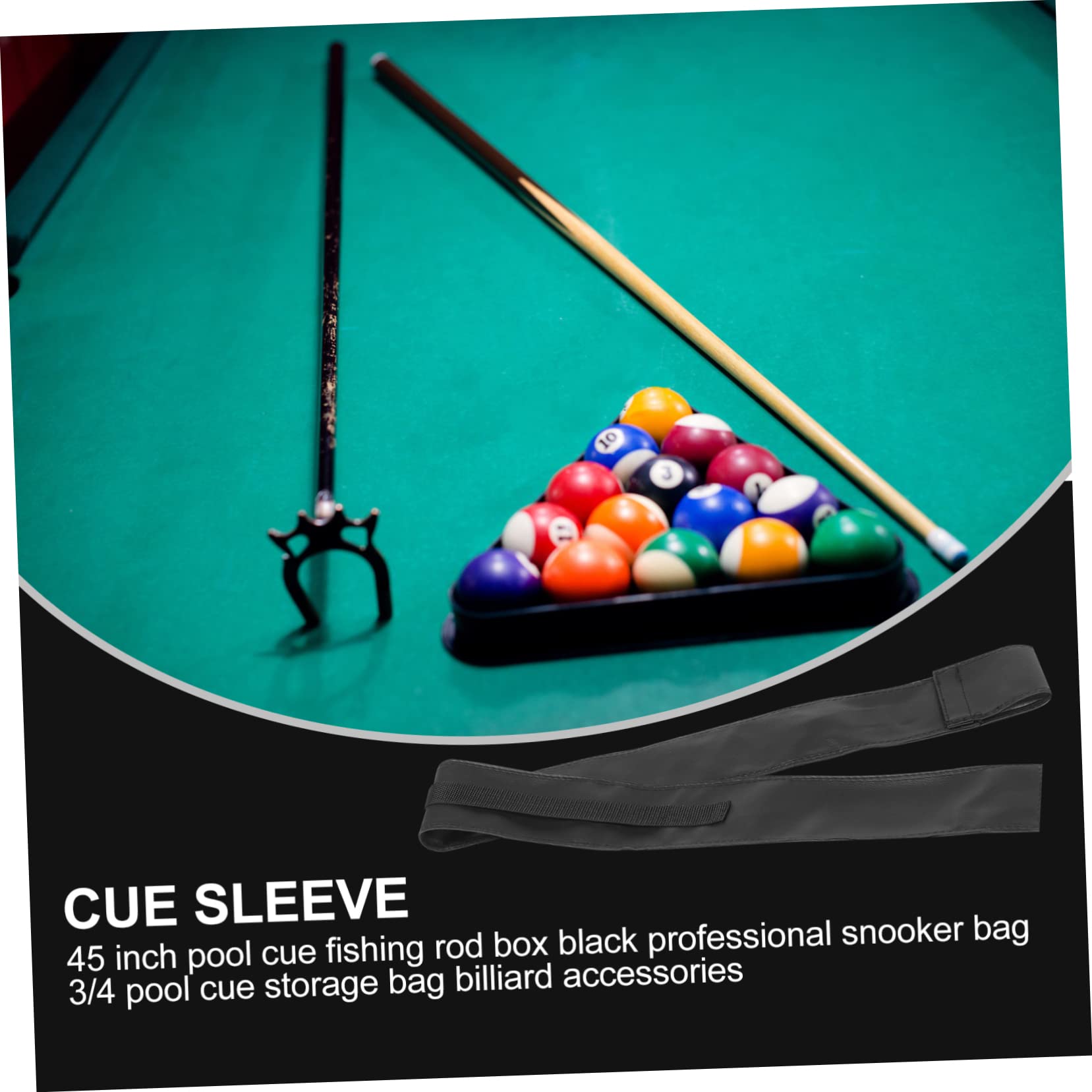 BESPORTBLE Billiards Cue Bag Pool Cue Stick Case Pu Leather Cue Box Professional Billiard Stick Storage Billiard Supply