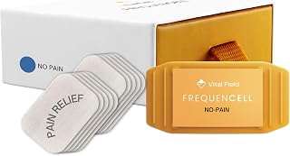 NO Pain FrequenCell • Wearable Frequency Fevice for Natural Pain Management • Muscle Soreness, Chronic Pain & Inflammation • Endorsed by Doctors and Olympic Athletes