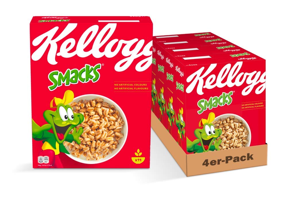 Kellogg's Smacks, 4er Pack (4 x 330 g)