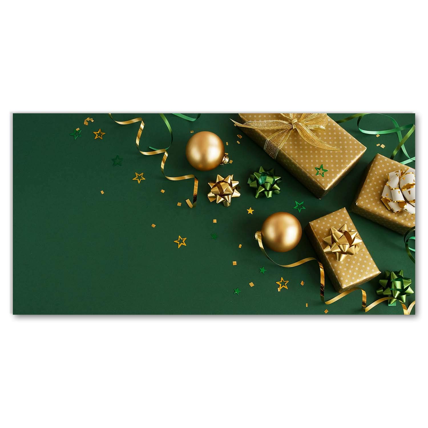 Peinture de Noël sur Verre Tulup 140x70 cm pour décoration murale panoramique