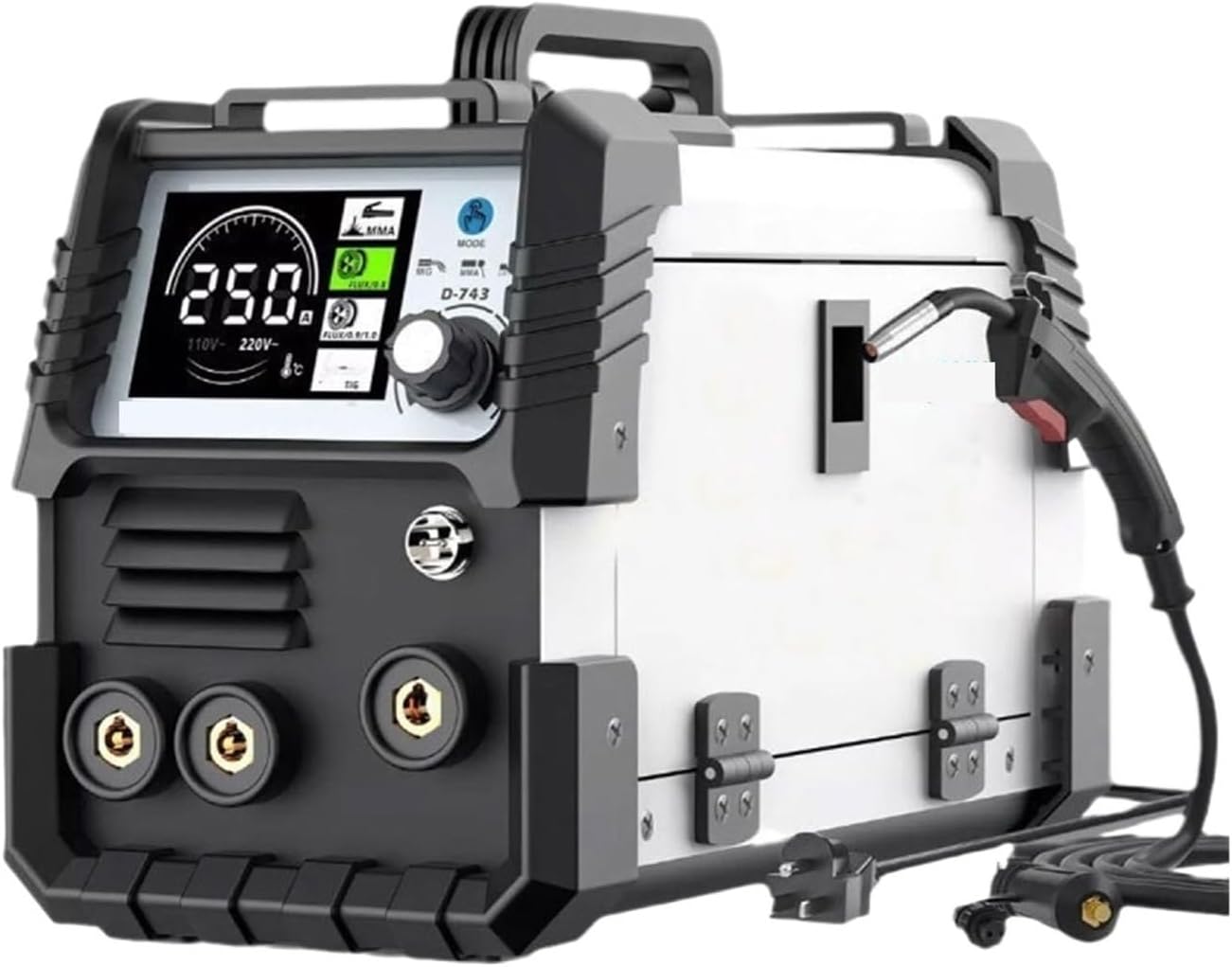 Portable Inverter Welder, Industrial-Grade Welding Machine Dual Voltage Fully Automatic Handheld