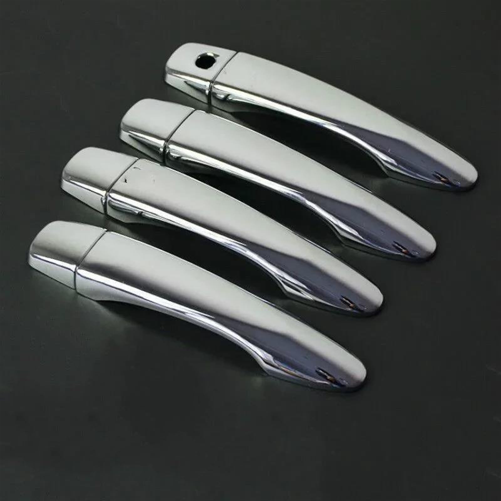 Noheeu Silver B Car Door Handle Cover Trim Overlays Styling Accessories For Nissan X-Trail X Trail Xtrailt32 Mk3 14-19(Silver B)