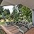 Outsunny 9-Piece PE Rattan Patio Furniture Set, Outdoor Extra Large Sectional Sofa with Loveseat, Coffee Table and Side Table, Chairs, Ottoman, Cushions, Gray