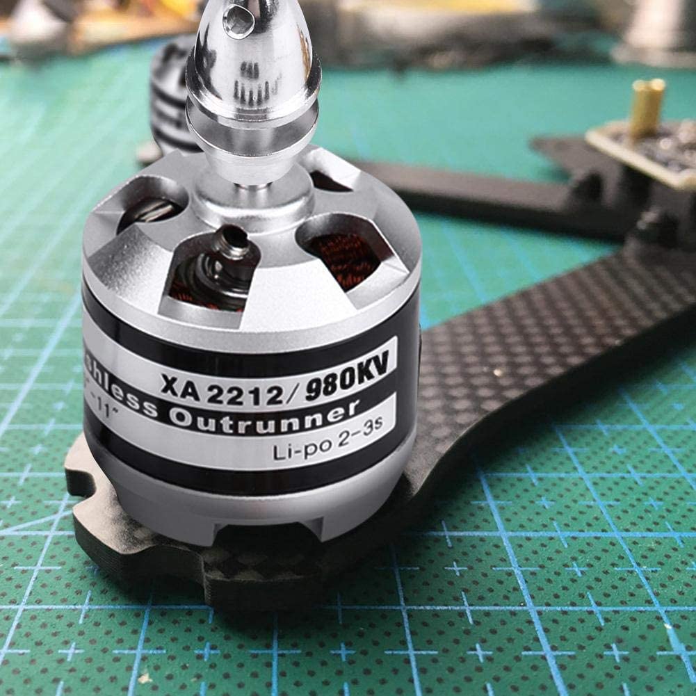 REES52 RC Drone Brushless Motor, Emax XA2212 980KV 2-3S Brushless Motor for RC Drone Quadcopter Multi-Rotor Aircraft Accessroy Parts 2
