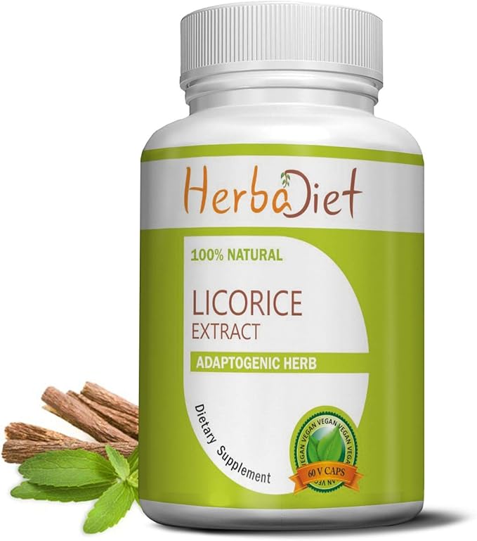 Licorice Root Extract Powder Capsules Liquorice, Glycyrrhiza Glabra, Glycyrrhizin