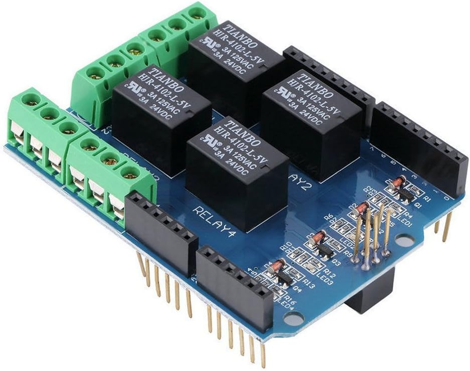 HiLetgo 5V 4 Channel Relay Shield for UNO R3