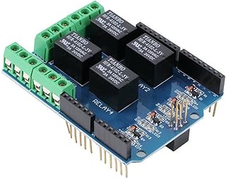 HiLetgo 5V 4 Channel Relay Shield for UNO R3 Relay Shield Four Channel Relay Shield for UNO R3