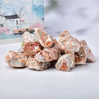 Amazon.co.jp: SUKIMIND 400gセット レッド グリッド ストーン 原石