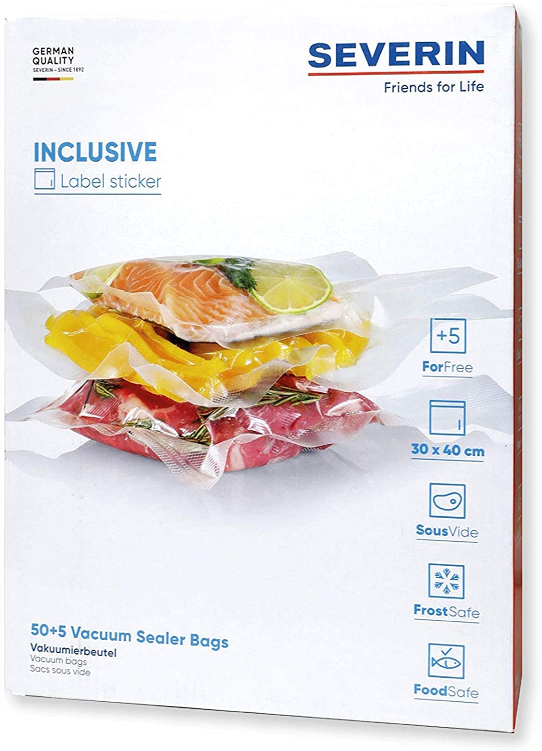 SEVERIN ZB 3615 Vacuum Bag 30 x 40 cm Plastic