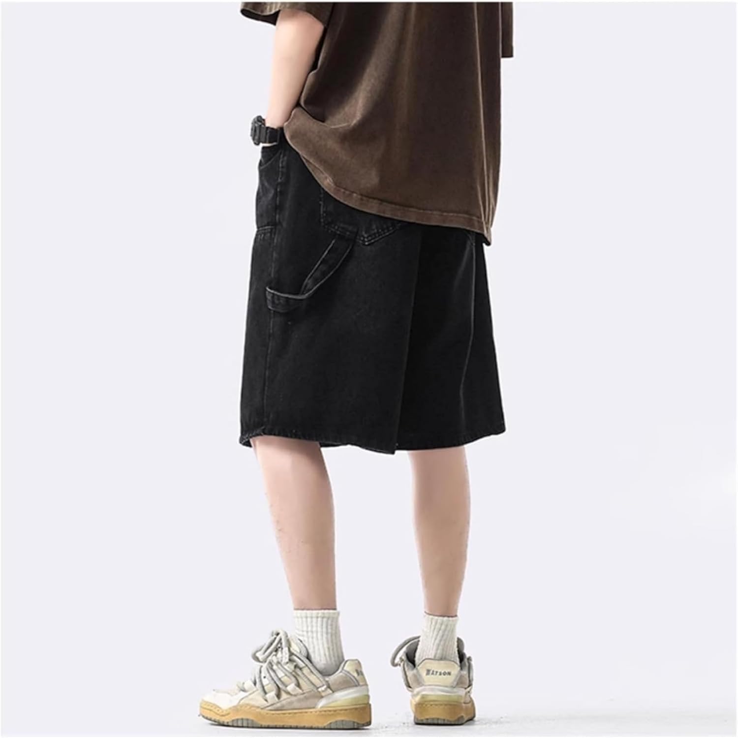 Streetwear Baggy Summer Jorts Y2K Shorts Vintage Acid Wash Jean Shorts Fashion Jorts - Image 3