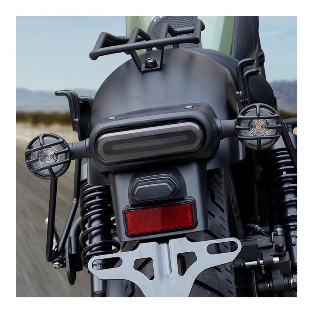 Traseras Freno Lámpara Luces Traseras De LED NEGRO Para Motocicleta, 12V Brillo, Luz Freno Para CM300 CM500