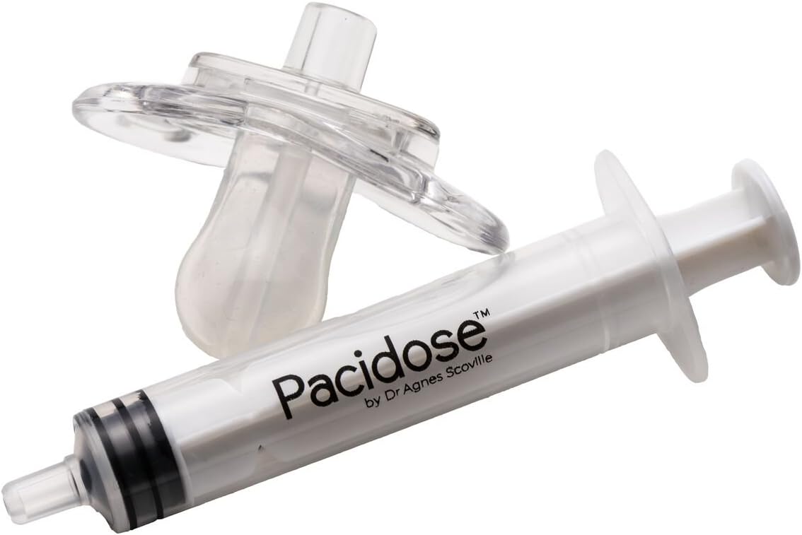 Pacifier Liquid Medicine Dispenser with Oral Syringe | Newborn Baby | 0-6 Months