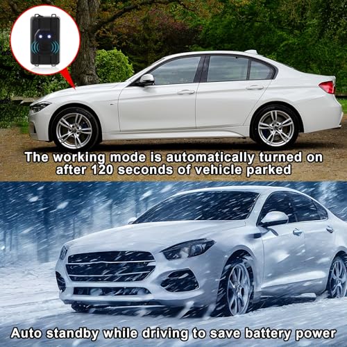 Qualirey 1 Pcs Ultrasonic Rodent Repellent for Car Engines Car Rodent Repeller Under Hood Battery Operated Rat Repellent with Strobe Light Keep Pest Squirrels Mice Out of Garage RV Outdoor - Image 6