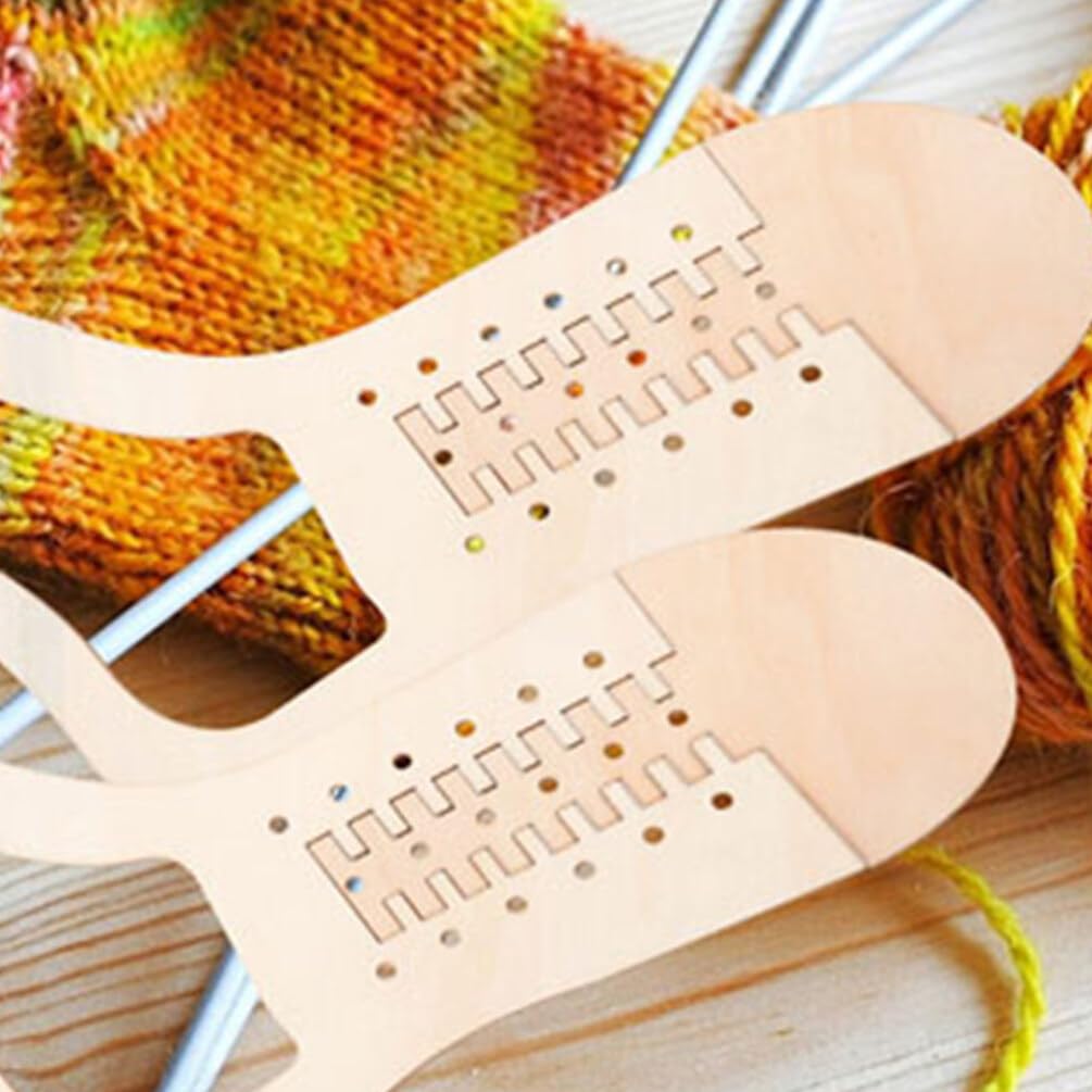 4 stuks - Verstelbare houten sokkenmodellen - DIY breigereedschap - Voor het