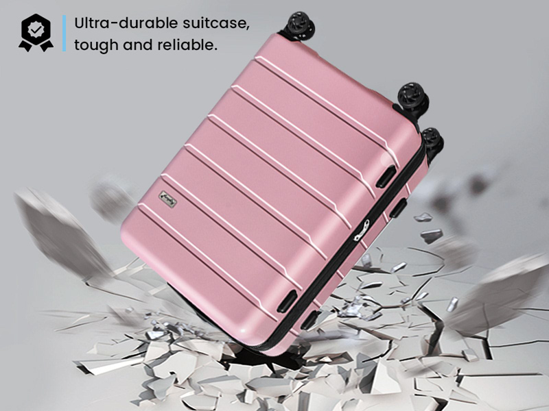 Amazon.com | KEYTANG SmileLine 3-Piece Luggage Set Lightweight