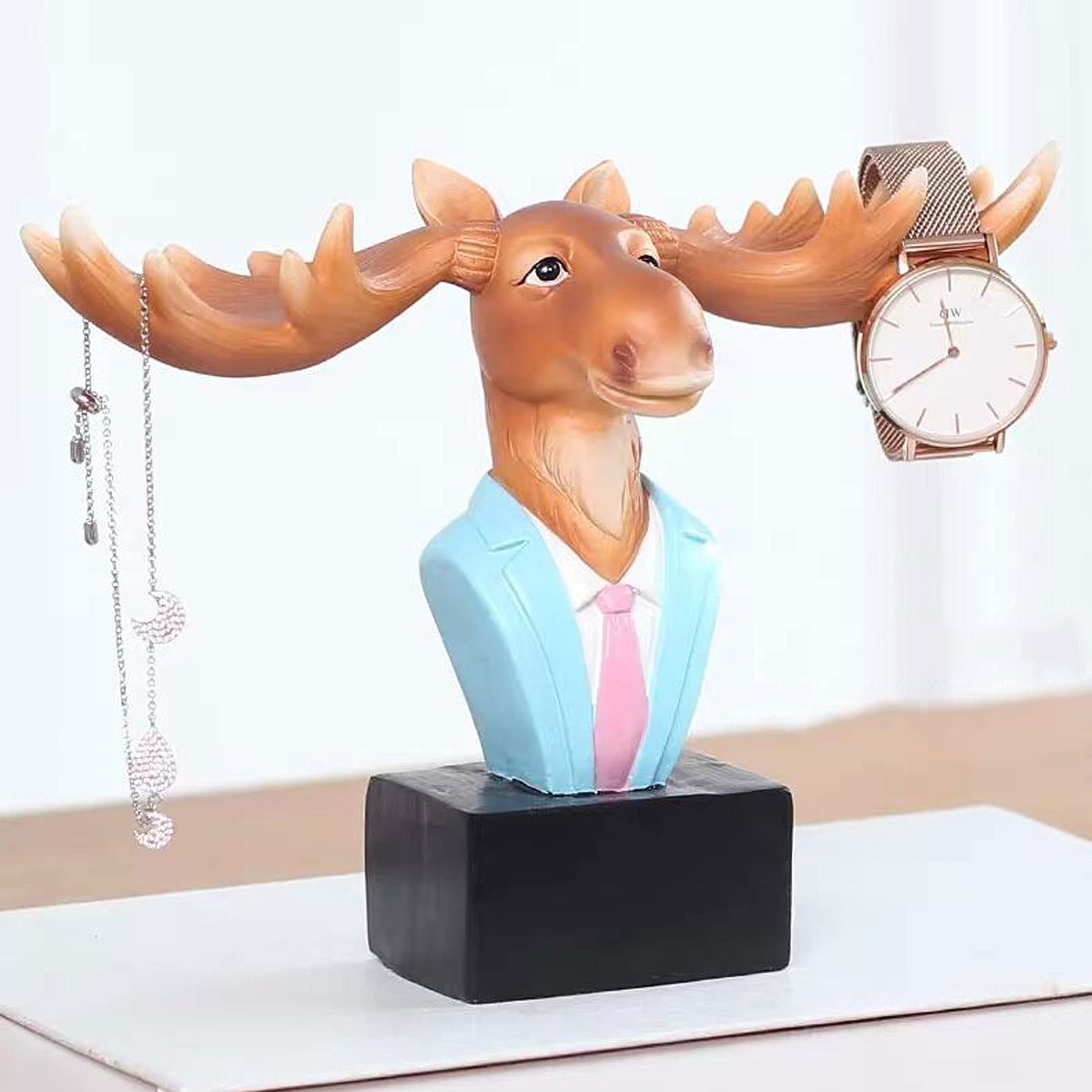Espositore per Occhiali da Sole Porta da vista per occhiali da vista a mano in resina fatta a mano, cremagliera per occhiali da sole dei cervi, comodino per ufficio Desk Décor drécor regalo Per Esposi