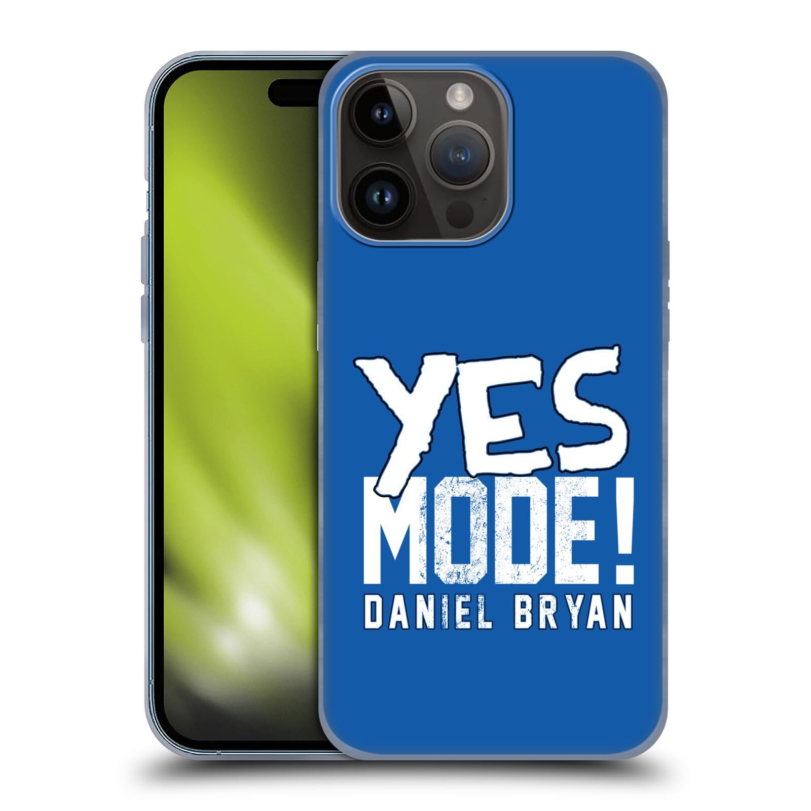 Head Case Designs Officially Licensed WWE Daniel Bryan Yes Mode Superstars 9 Soft Gel Case Compatible With Apple iPhone 15 Pro Max