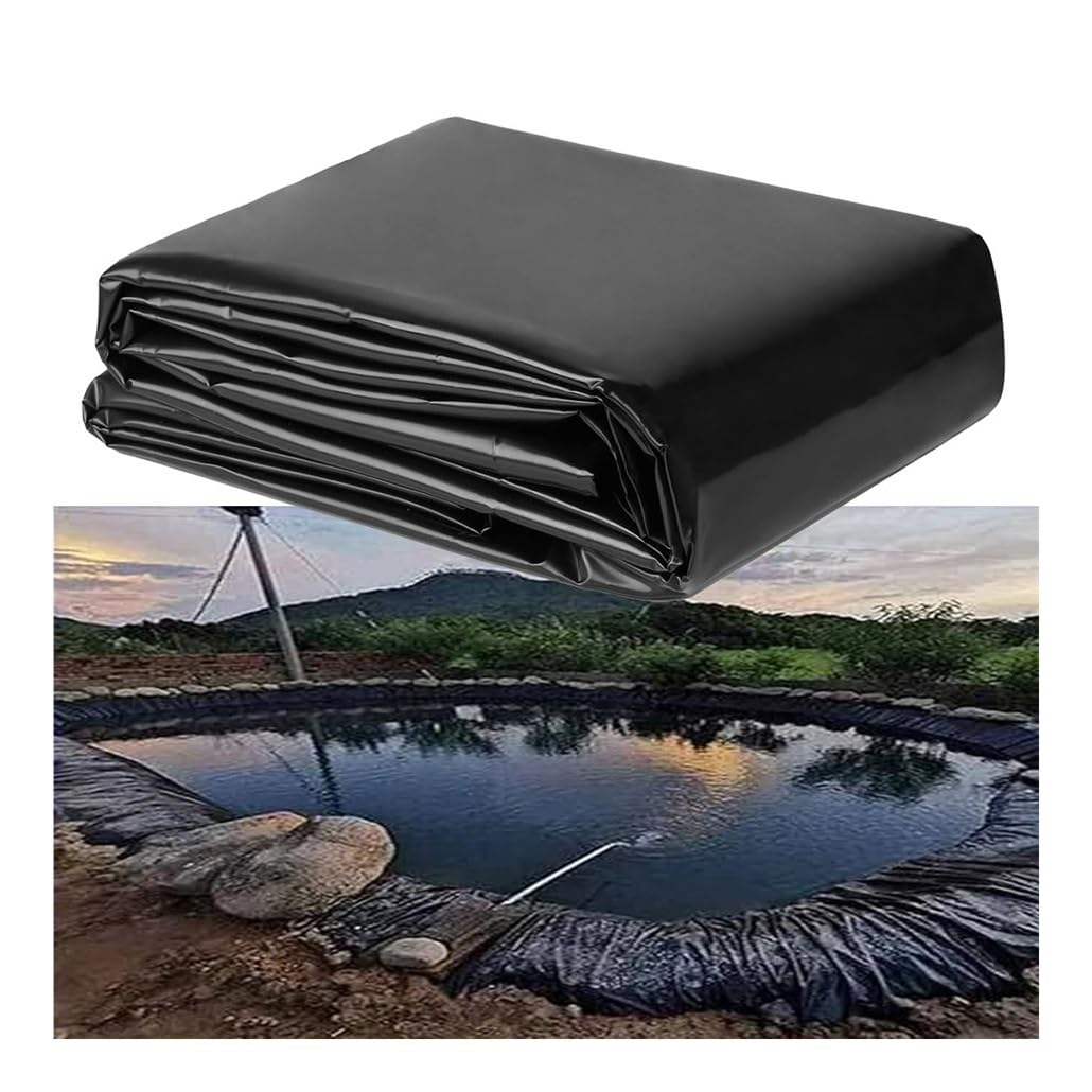 Bâche bassin PEHD 1x5m noire 43 mil étanche pour bassin à poissons et cascades